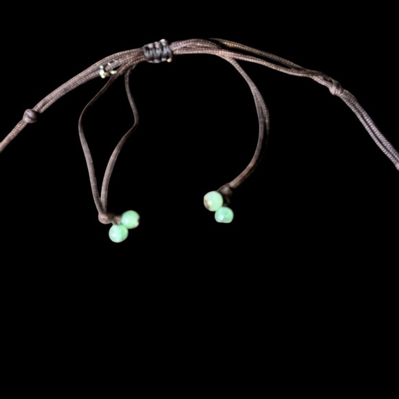 Cookie Lee Abalone Shell Natural Stone Beaded Necklace Adjustable - Picture 4 of 5